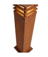 Corten 11W Gartenleuchte - 70 cm, IP65 Außenbereich, inkl. Leuchtmittel