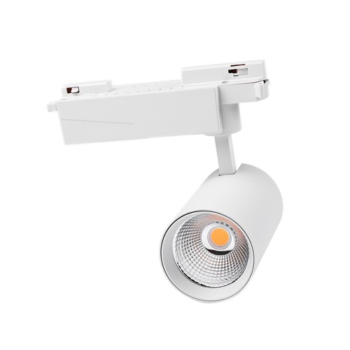 29W 1-Phasen RA98 Schienenstrahler - 110lm/w, weiß, 1F2W