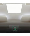 60x60 LED-Panel, 40W - CREE LED, 120lm/W, 6 Jahre Garantie, weißer Rahmen