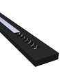 LEDlife WLD PLANK LED Deckenleuchte - 20W/30W/40W, 120cm, CCT, 40°, Schwarz, Opalglas