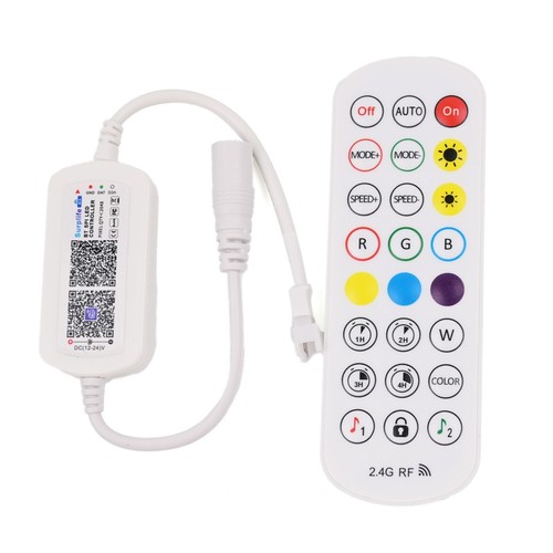 RGBIC Controller mit Fernbedienung - Bluetooth Surplife RF drahtlos, Slim Fernbedienung, 3-Pin