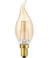 E14 2,9W dimmbare LED-Kerzenlampe mit Spitze - C35, 250lm, 2200K, Goldglas, Filament