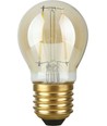 E27 2,9W dimmbare LED-Tropfenlampe - Filament, G45, 2200K, Goldglas
