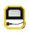 30W Flutlicht mit Ständer, Aufrollung und Haken - Arbeitslampe, 3m Kabel, Schuko-Stecker, IP65 für den Außenbereich