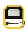 30W Flutlicht mit Ständer, Aufrollung und Haken - Arbeitslampe, 3m Kabel, Schuko-Stecker, IP65 für den Außenbereich