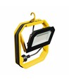 30W Flutlicht mit Ständer, Aufrollung und Haken - Arbeitslampe, 3m Kabel, Schuko-Stecker, IP65 für den Außenbereich