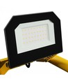 30W Flutlicht mit Ständer, Aufrollung und Haken - Arbeitslampe, 3m Kabel, Schuko-Stecker, IP65 für den Außenbereich