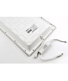 60x30 hintergrundbeleuchtetes LED-Panel, 24W - Weißer Rahmen