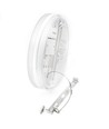 24/18/13W LED CCT Deckenleuchte - Ø28cm, Höhe: 5cm, IP54, weißer Rand, inkl. Leuchtmittel