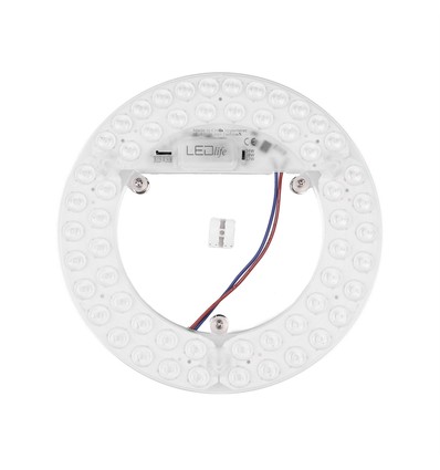 21,5cm / 24/18/12W LED-Einsatz mit Linsen - Flicker free, wählbare CCT, ersetzt G24, Ringlampen und Kompaktleuchtstofflampen