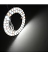 21,5cm / 24/18/12W LED-Einsatz mit Linsen - Flicker free, wählbare CCT, ersetzt G24, Ringlampen und Kompaktleuchtstofflampen