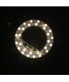 21,5cm / 24/18/12W LED-Einsatz mit Linsen - Flicker free, wählbare CCT, ersetzt G24, Ringlampen und Kompaktleuchtstofflampen