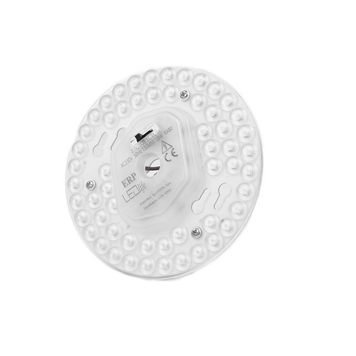 Ø13 cm / 18W LED-Einsatz mit Linsen - Flicker free, wählbare CCT, ersetzt G24, Ringröhren und Kompaktleuchtstoffröhren