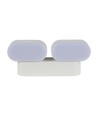 2x5W LED Wandleuchte - Verstellbar, Außenbereich IP65, 3000K, Weiß, Gehäuse