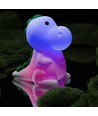 MOCHI Dinosaurier Nachtlicht aus weichem Silikon - aufladbar, Farbwechsel + Warmweiß