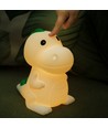 MOCHI Dinosaurier Nachtlicht aus weichem Silikon - aufladbar, Farbwechsel + Warmweiß