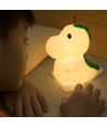 MOCHI Dinosaurier Nachtlicht aus weichem Silikon - aufladbar, Farbwechsel + Warmweiß