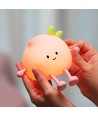 MOCHI Pfirsich Nachtlicht aus weichem Silikon - aufladbar, Touch-dimmbar