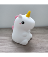 MOCHI Einhorn Nachtlicht aus weichem Silikon - aufladbar, Farbwechsel + Warmweiß