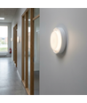 10W Pastilo CCT LED Wandleuchte - IP54, IK10, 120lm/W, Ø18cm, 3-in-1 CCT, weiß, Außen/Innen