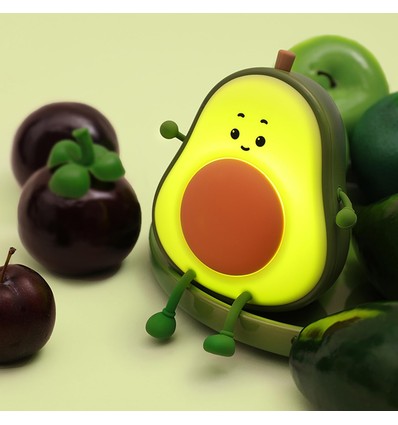MOCHI Avocado Nachtlicht - warm/neutralweiß, wiederaufladbar