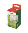 E27 4W LED Tropfenlampe - G45, Filament, Klarglas