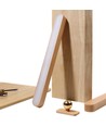 3W Wiederaufladbare Wandleuchte - IP20, Holz, 360° drehbar, inkl. Leuchtmittel