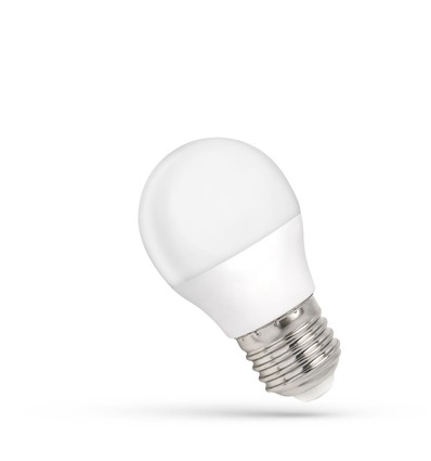 6W LED Kronenlampe - G45, mattiertes Glas, E27