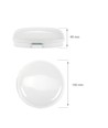 8W LED Technic Wandleuchte - IP54, IK10, rund, weiß, inkl. Leuchtmittel