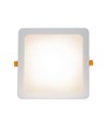 24W 22 x 22 cm LED Einbaupanel - IP54 Außenbereich, Ausschnitt: 19,5 x 19,5 cm, Maße: 22 x 22 cm