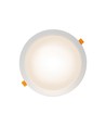 24W Ø22cm LED Einbaupanel - IP54 Außenbereich, Ausschnitt: Ø19,5 cm, Maße: Ø22 cm