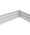 Hoher Rahmen für 60x60 LED-Panel - Schnelle Montage, Kunststoff-Ecken, ohne sichtbare Schrauben, weißer Rand