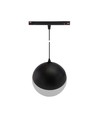 5W dimmbar SHIFT Smart-Globe P Pendelkugel für Schienensystem ø100 - 165°, CCT, Schwarz, 81.5cm Kabel, Zigbee