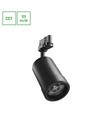 20W PAVA BASIC 3-Phasen-Schienenstrahler - Einstellbare CCT, 111lm/W, 20-45°, schwarz