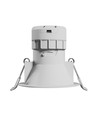 7W Ø9cm Fiale Core Einbauspot - CCT, weiß, 45 Grad, Ausschnitt: Ø7,5 cm, Maße: Ø9 cm