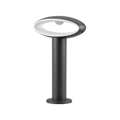 LED Pollerleuchte 30 cm 9W IP54 Dunkelgrau - 230V, 4000K, inkl. Leuchtmittel