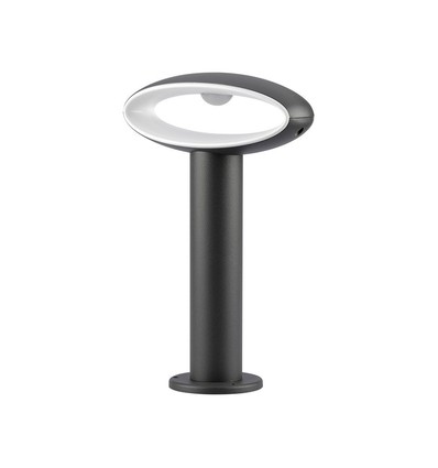 LED Pollerleuchte 30 cm 9W IP54 Dunkelgrau - 230V, 4000K, inkl. Leuchtmittel