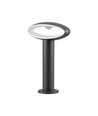 LED Pollerleuchte 30 cm 9W IP54 Dunkelgrau - 230V, 4000K, inkl. Leuchtmittel