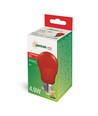 E27 4,9W Rote LED-Lampe - A50, mattiert