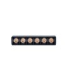 6W SHIFT Basic Grid XS Lineare Leuchte - 11cm, 3000K, Schwarz