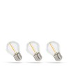 LED-Leuchtmittel E27 1W - 230V, Filament, Warmweiß, Klar, Spectrum, 3er-Pack