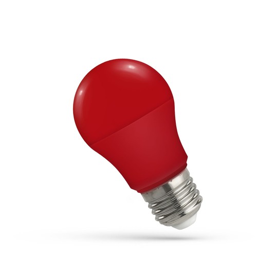 E27 4,9W Rote LED-Lampe - A50, mattiert