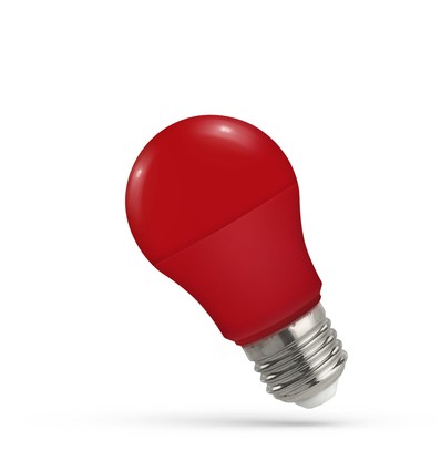 E27 4,9W Rote LED-Lampe - A50, mattiert