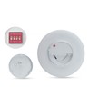 18W Nymphea Proxi PIR - IP54, Ø30cm, 30x6cm, 120°, rund, weiß