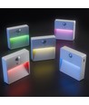 2er-Set Wiederaufladbare Sensorleuchten - Magnet, USB-C, geeignet für Treppen, Kleiderschränke, Nachtlicht usw.