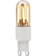 G9 3W dimmbare LED-Lampe - 6,6cm, 2200K, Gold, Filament
