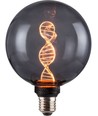 E27 3,5W dimmbare LED Vintage DNA Globe G125 - 1800K, Rauchglas, 60lm