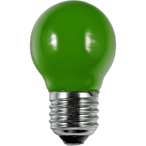 E27 1W LED Filament Tropfenlampe - G45, Grün, Party Colour Premium