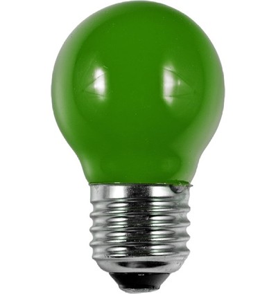 E27 1W LED Filament Tropfenlampe - G45, Grün, Party Colour Premium