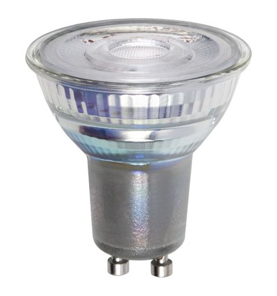 GU10 5,5W DimToWarm LED-Lampe - 450lm, 2200K-2700K, dimmbar, 38°, Glas